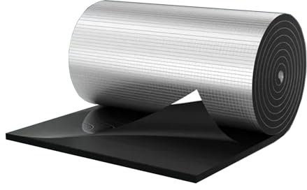 PYJYWAN Aluminium Isolierfolie, Dämmmatte, Reflexionsfolie, Technische Folie for Halten von Wärme, Strahlungsschutzfolie, Wetterschutz, Energie sparen, for Fenster, Garagentor, Wohnmobil, Dach(Color:5