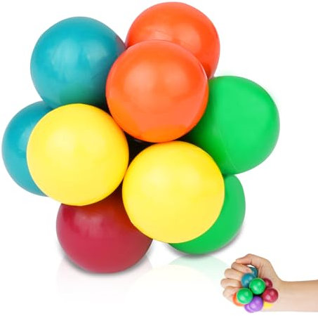 Ainiv 3D Puzzleball Sensorisches Spielzeug, Variety Stress Relief Ball, Massagebälle Handtrainer Spielzeug zum Abbau von Stress,Angstzuständen, Autismus, Spielzeug Lustiges Pädagogisches (Groß)