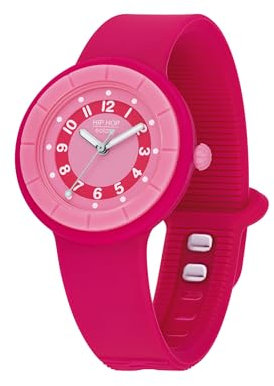 HIP HOP, Collezione Hero.Dot Solar, Orologio Donna con Movimento Solare, Autonomia fino a 4 Mesi, Cinturino in Silicone Naturale, Lunghezza Regolabile, Pratica Chiusura .DOT, Cassa 33 mm