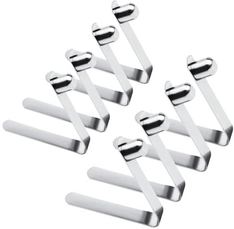 jushion Kajak paddel Push Snap Clips, 24 Stück Zeltstangen Clips, Edelstahl Feder Clips, Druckknopf Federklemmen, Paddel druckknopf Button Clip für Camping, Kajak, Paddel, Zeltstange