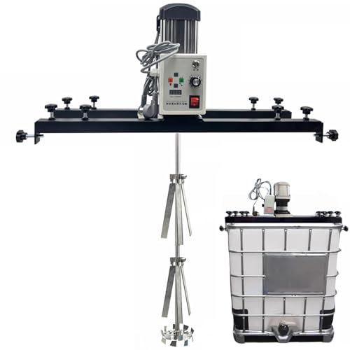XUCS Elektrisches Rührwerk Für IBC-Tank, Mischmaschine Mit 3000-W-Servomotoren, 1500-l-Farbmischer Mit Aufhänger, Mischgerät Geeignet Für IBC-Fässer Und Offene Fässer