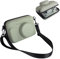 Rieibi Hard Protective Case for INSTAX Wide 400/300/210/LOMO Camera - EVA Carrying Storage Case for Fujifilm Instax Wide 400/300/210/LOMO Camera with Shoulder Strap and Accessories Pocket-Green
