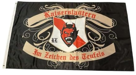 Fahne Kaiserslautern - Im Zeichen des Teufels, 90x150 cm, Flagge, Banner