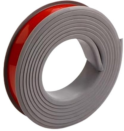 NINHFTDROU Floor Transition Strip 10M Grey U-Sflexibleniture Edge Banding, Self Adhesive Edging Trim Diyniture Edging Tape Strip(15Mm)
