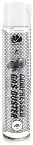 AABCOOLING Home&Office 600ml Aire Comprimido – Spray Limpiador para Ordenadores, Teclados, Equipos de Oficina, Portátil, PC, Aerosol de Limpieza, Material de Oficina, K1