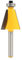 SBJKLYRN, 15 Degree Chamfer Edge Forming Router Bit - Trend Router Bits for Bevel Edging and Wood Milling, Carbide Tipped, Top End Bearing Tool ,Router Bit(1/4 inch shank)