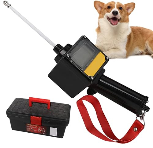 Ovulationstester für Hunde, 5,1 cm, mit magnetischer Sonde, wasserdicht, batteriebetrieben, mit Umhängeband, Hundezuchtzubehör für Fruchtbarkeitsplanung