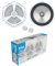 Kit Set para Boss Audio Systems MR752C, 2 Altavoces Marinos Sistema 2 vías y 7,5, 187 mm 18,7 cm, 200 W RMS, 400 W máx., 4 ohmios, 92 dB, Resistente al Agua, para embarcaciones, mar, Pareja