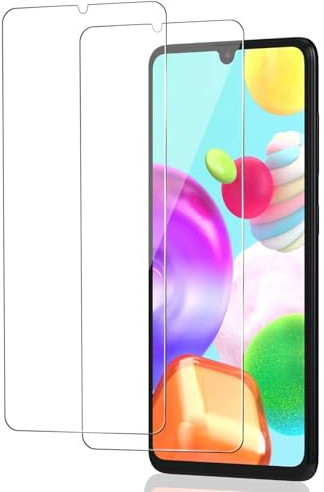 ICESPRING für Panzerglas für Samsung Galaxy A41 Schutzfolie, 2 Stück Fingerabdruck-ID Panzerfolie für Samsung A41 Folie, 9H Härte Schutzglas für Galaxy A41 Panzer Schutz Glas