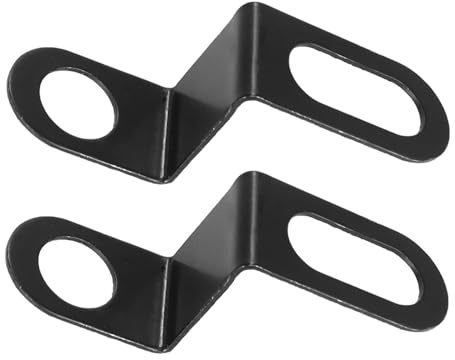 Scheinwerferhalterung Passend für Cafe Racer Dirt Pit Bike 2 Stück Motorrad Blinker Licht Lampenhalter Stoßdämpferhalterungen Gabel Ohrklemmen Fahrlichthalterung