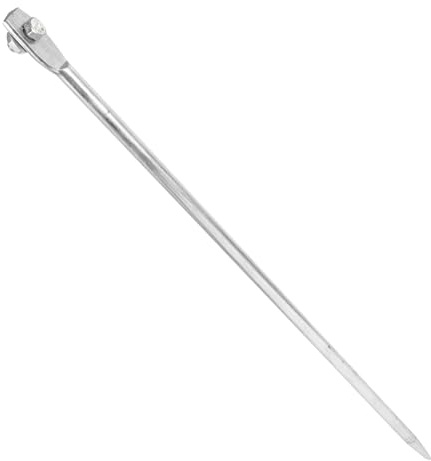 Grounding Rod, 20 Inch Portable Galvanised Steel Ground Rod for Safe Electric Grounding, Ideal for Home and Construction Site Applications for Electric Fence Fence Ground