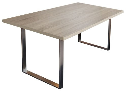 Steel Esstisch 0546/140-90 Eiche sägerau Tisch Esszimmertisch Küchentisch
