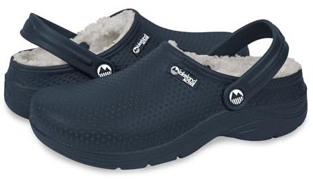 Lakeland Active Men's Fleece-Lined Dockray Clogs - Oxford Blue - 6.5 UK