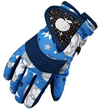 Laonajkd Winterhandschuhe für Kinder Jungen Mädchen Winddichte Skihandschuhe für 3-7 Jahre Warme Handschuhe Winterhandschuhe Kinderhandschuhe Skifahren Wandern Radfahren Winter, Mehrfarbig D