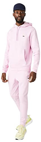 Lacoste Sweatshirt à Capuche Homme Rose Albizia XL