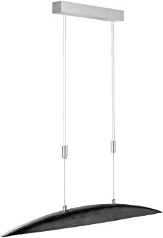 Fischer & Honsel LED Pendelleuchte COLMAR Schwarz Antik höhenverstellbar & dimmbar 105cm lang