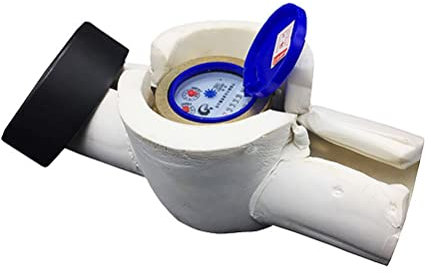 OMVOVSO Wasserzähler Isolierung Cover,Verdickte Frostschutz Smart Water Meter Isolierung Baumwolle/Outdoor/Badezimmer/Fabrik,Weiß