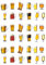 36 Stand Up BEER/LAGER Themed Edible Wafer Paper Cake Toppers Decorations