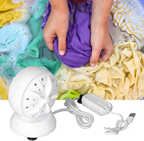 Mini Lavatrice, Lavatrice Portatile Lavatrice a Doppia Turbina Ad Ultrasuoni Lavatrici per Vestiti Mini Lavatrice per Calzini Biancheria Intima Cravatte per Magliette