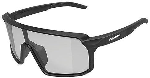 Cratoni Skyvision Radsportbrille Schwarz Einheitsgröße