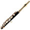 Flöteninstrument Professionelle C-Key-Piccolo-Flöte In Halber Größe, Kupfernickel, Vergoldet Mit Gepolstertem Gehäuse-Reinigungstuch Professionelles Querflöten