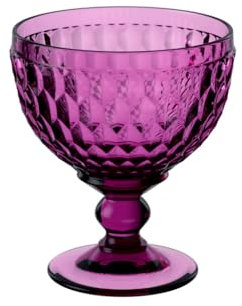 Villeroy & Boch – Boston Berry Sekt-/Champagnerschale Lila, Spülmaschinenfest, Prosecco Glas, Sektflöte, Außergewöhnliches Glas für Sekt und Champagner, Kristallglas