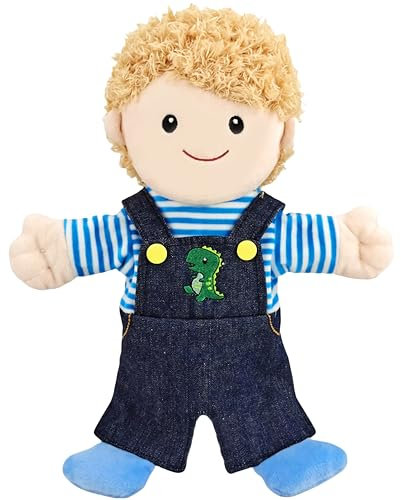 LOMTRATS Familien-Handpuppen für Kinder, inklusive Opa, Oma, Vater, Mutter, Tochter, Sohn, perfekt zum Geschichtenerzählen, Unterrichten, im Vorschulalter, als Geburtstagsgeschenk,1 Pcs