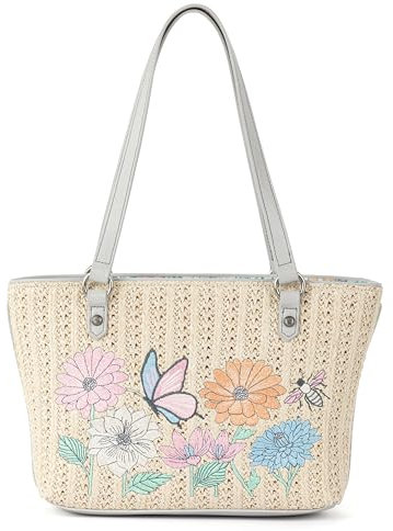 Sakroots Damen Ellis Small Satchel, Blumen