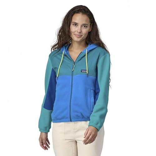 Patagonia W's Microdini Hoody Maglione, Vessel Blue, XL Donna