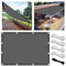 Toldo Vela de Sombra 2x3m Rectangular Impermeable Toldos Exterior Terraza Protección Rayos UV Resistente al Desgarro para Terraza Balcon Patio Exteriores Jardín con Ojales y Cuerdas de Fijación