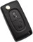 Replacement Car Key Fob Cases Compatible with Peugeot 107 207 307 307S 308 407 607 2BT for Citroen C2 C3 C4 C5 C6 C8 Xsara Remote Car Key Cover Case 2 Buttons Flip Key Shell(with Battery Holder)