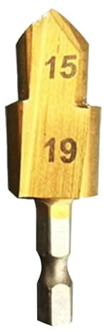 Leryveo Senkerbohrer, Senkerbohrer,Robuste Rohrreibahle für Senker | Sechskantschaft-Reibahlen-Bit, Rohr-Reibahlen-Werkzeug, PVC-Fitting-Sparer für -Metallrohre