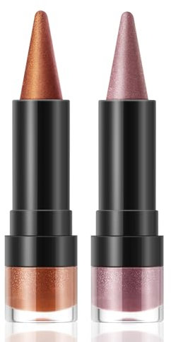 Boobeen Color Kajalstift, Metallischer Glitter Eyeliner Gel, 4 in 1 Augen Makeup Stick-Eye Lip Liner, Lidschatten, Wasserfest, Für Bold Glamour Makeup
