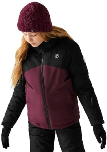 Dare2b Unisex Kids Impose V Ski Jacket, Black Fig, 13 Years EU