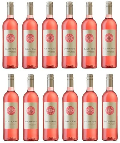 12x 0,75l - 2024er - Canyon Road - White Zinfandel - California - USA - Rosé-Wein lieblich