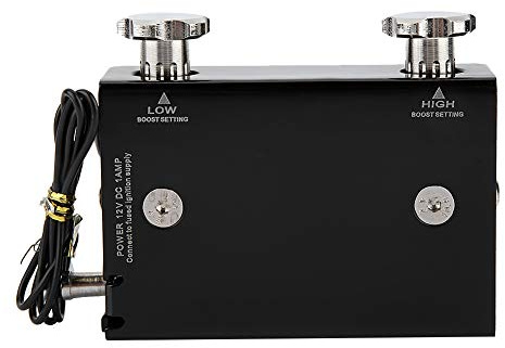 KIMISS Universeller Elektronisch Einstellbarer Turbo-Boost-Controller-Satz, Zweistufig, für Autorennen