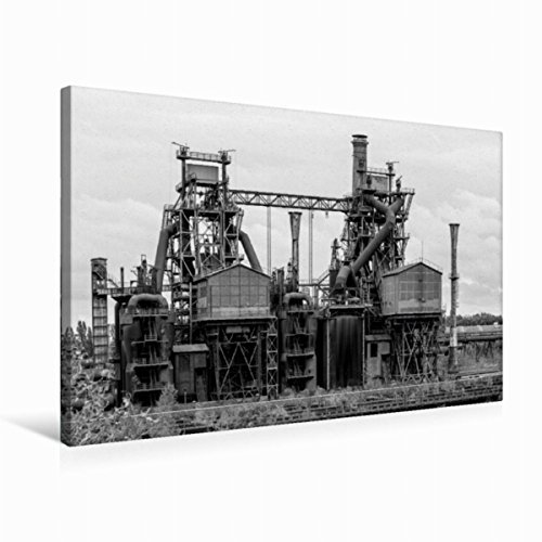 Premium Textil-Leinwand 75 x 50 cm Querformat Premium Textil-Leinwand 75 cm x 50 cm quer Hochofen im Landschaftspark Duisburg Nord (Duisburg) | Wandbild, HD-Bild auf Keilrahmen, Wanddekoration, Kunstd