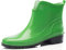 Ladeheid Stivaletti Donna in Gomma PVC Stivaletti Impermeabili da Donna Stivali Corti Eleganti in Gomma per la Pioggia per la Primavera e l'Autunno LA-930 (Verde 39 EU)