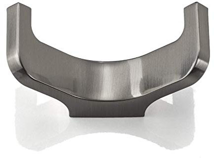 2 x SO-TECH® Garderobenhaken BILL Kleiderhaken Mantelhaken Wandhaken Edelstahloptik (klein)