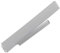 IRKA 491-002 - Rasenkante schmal - 100 x 0,06 cm Alu-Zink - Werkzeugfreies klick-Fix-System - Höhe 14 cm - 5 Stück