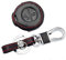 Happyit Leder Autoschlüssel Hülle Schlüsselbund für Mitsubishi Colt Warior Carisma Spacestar 2 Buttons