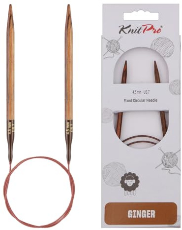 KnitPro Ginger Fixed Circular Needles 24 (60cm) | 4.50mm