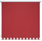 Fenster Verdunkelungsrollo Kettenzugrollo Volantrollo Rollo Vorhang - viele Größen und Farben - lichtundurchlässig verdunkelnd - Volant eckig mit Metall Stange (Größe 60 x 180 cm, Farbe Rot)