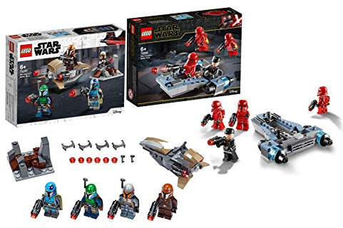Legoo Lego Star Wars-Set: 75267 - Mandalorianer Battle Pack + 75266 - Sith Troopers Battle Pack, ab 6 Jahren