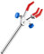 stonylab 3-Zinke Drehgelenk Klemme, Robuste 3 Prong Einstellbar Swivel Clamp Mehrzweck-Drehklemme Finger Style Lab Extension Clamp Laborzubehör