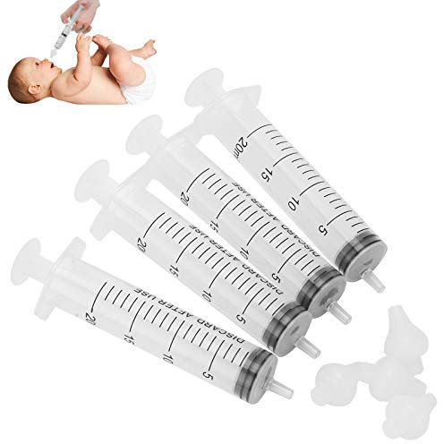 2-Box-Spritzen-Nasenspülung für Neugeborene, Kleinkinder, sicherer Nasenreiniger mit reinigbarer und wiederverwendbarer Silikon-Nasensaugspitze (20ml)