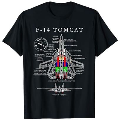 F-14 Tomcat Specs Shirt T-Shirt T-Shirt