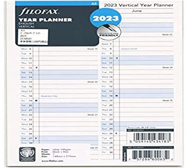 Filofax Jahresplaner A5 vertikal 2023 23-68501