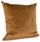ANRO Kissenbezug Kissenhülle Kissen Deko-Kissen Sofa Kissen Couch Kissen Samt Braun 40x40cm ohne Füllung