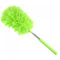 sourcing map Microfiber Cleaning Duster, 12 to 31.5 Inch Washable Extendable Brush Flexible Feather Duster for Window Furniture, Green